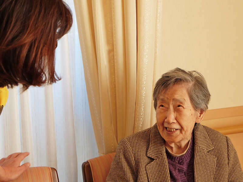 利用者様の笑顔